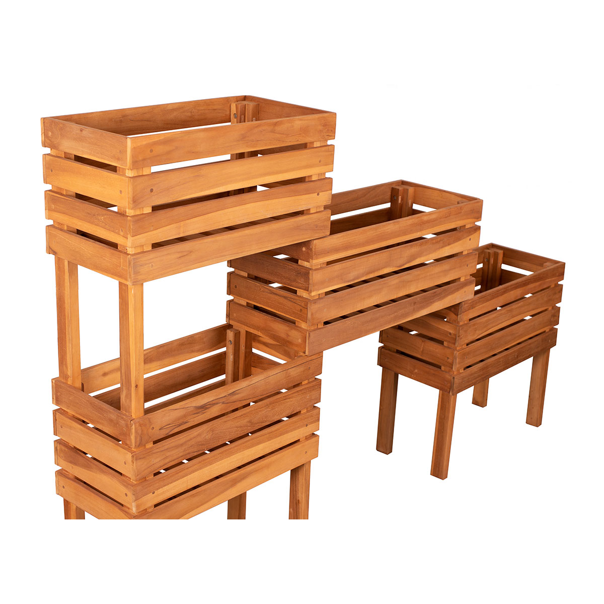 Hochbeet 4-etagig