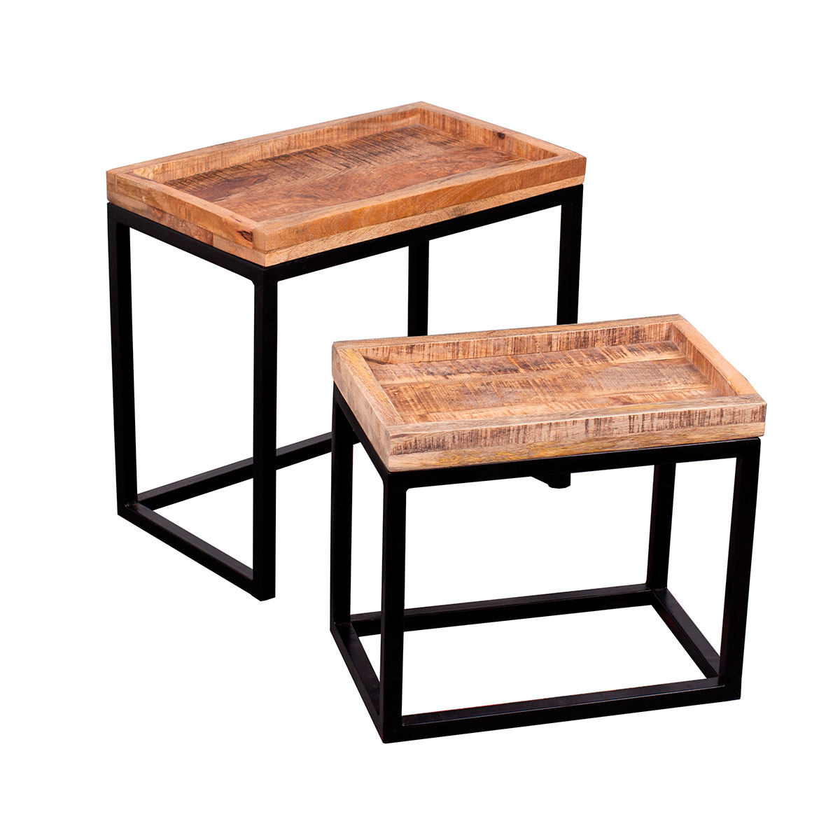 Couchtisch 2er Set Lecce Mango natur
