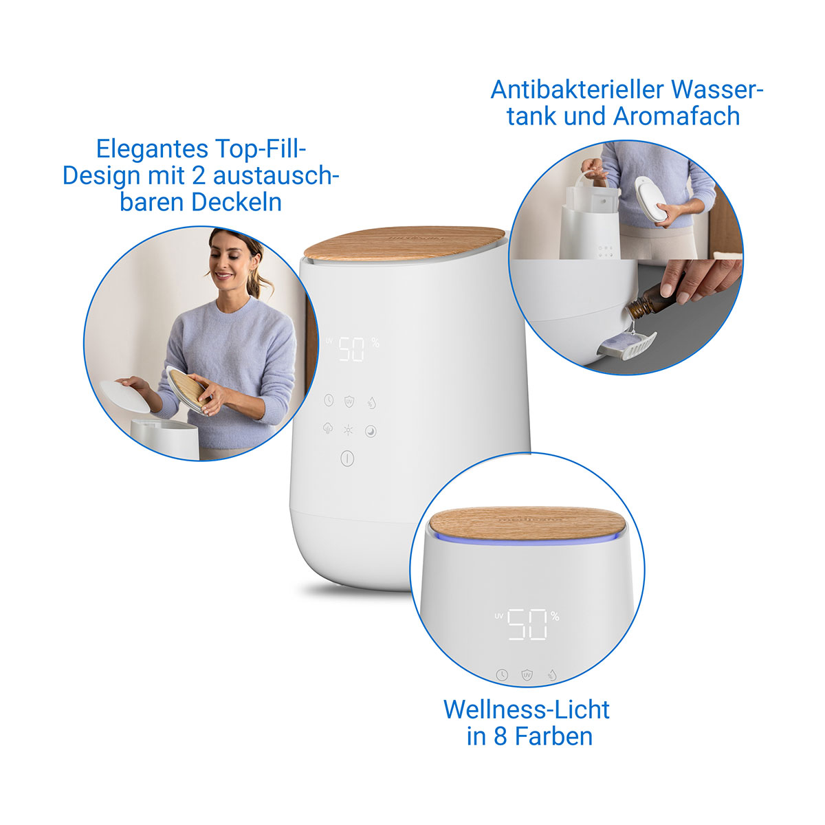 3-in-1 Luftbefeuchter
