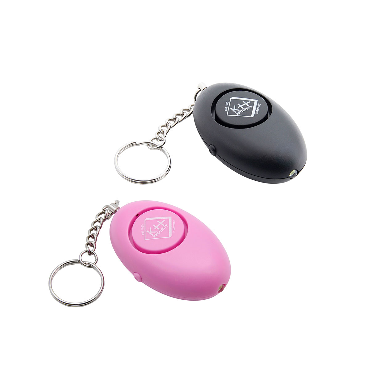  Partnerset Alarm mit LED-Licht, pink und schwarz