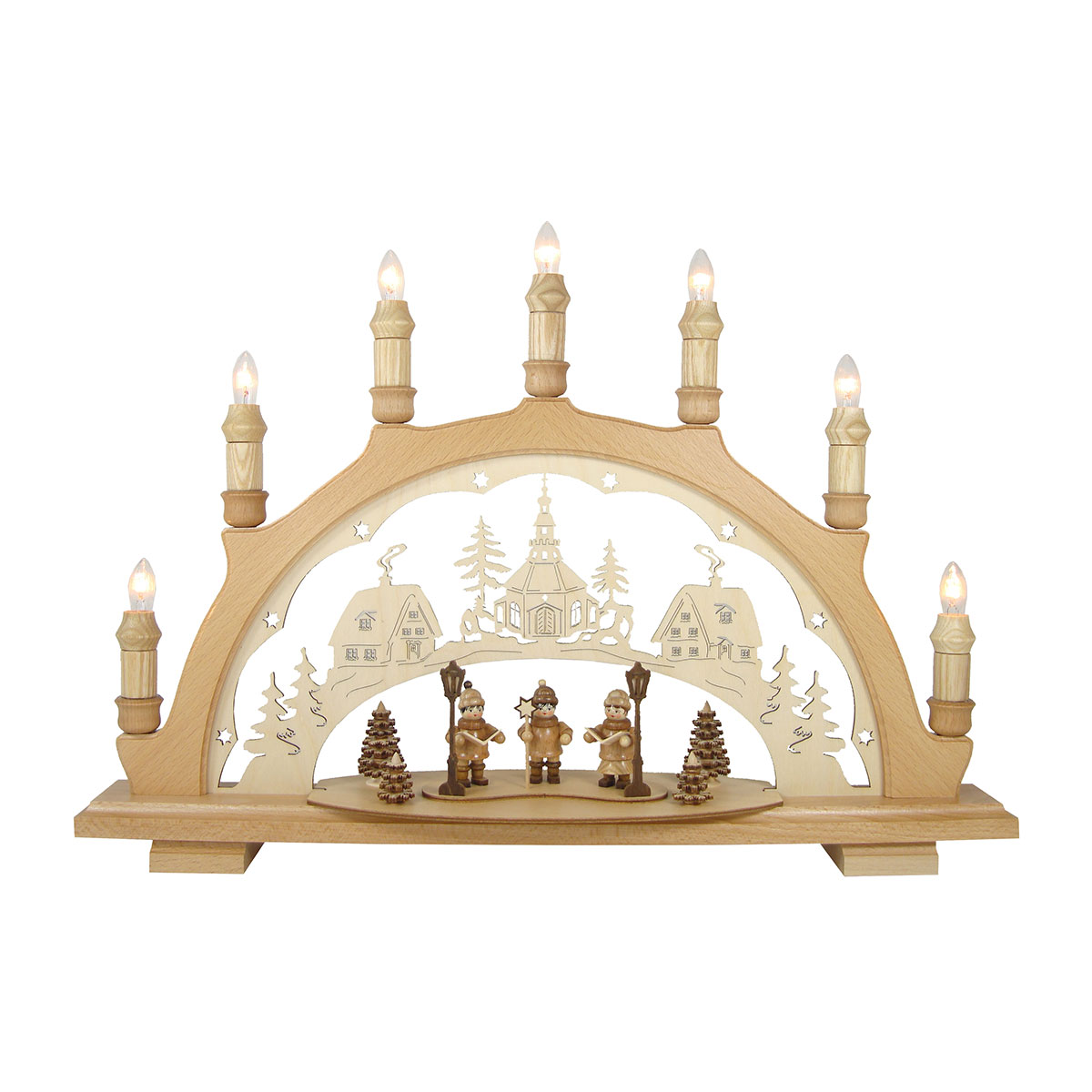 7-flg. Schwibbogen, Sternsänger