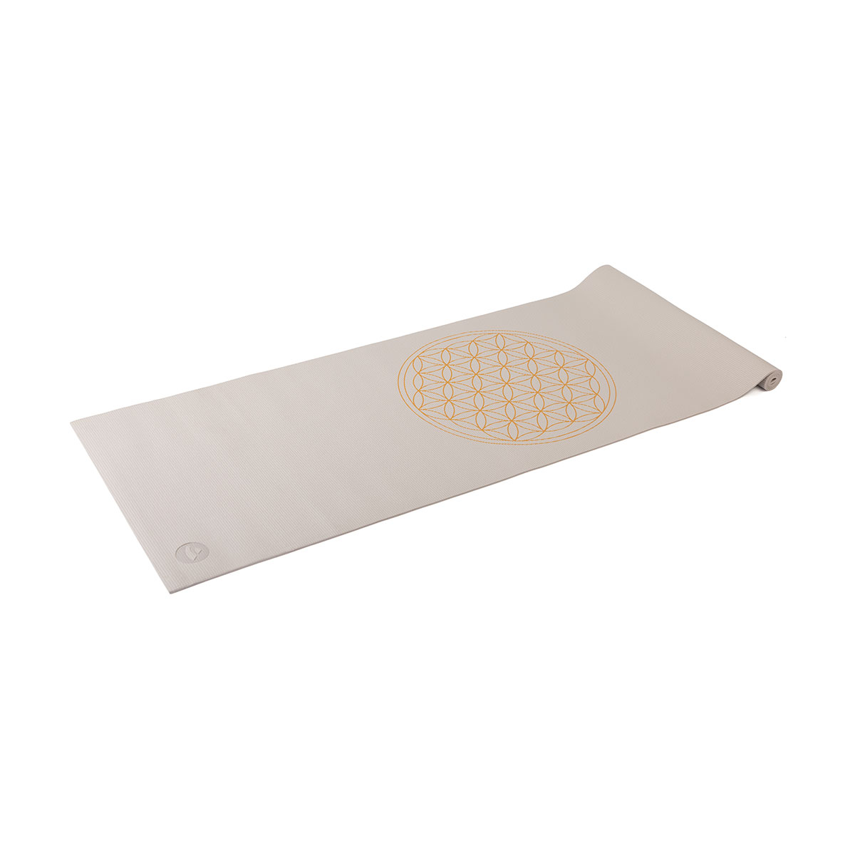 Yogamatte Blume des Lebens, silber