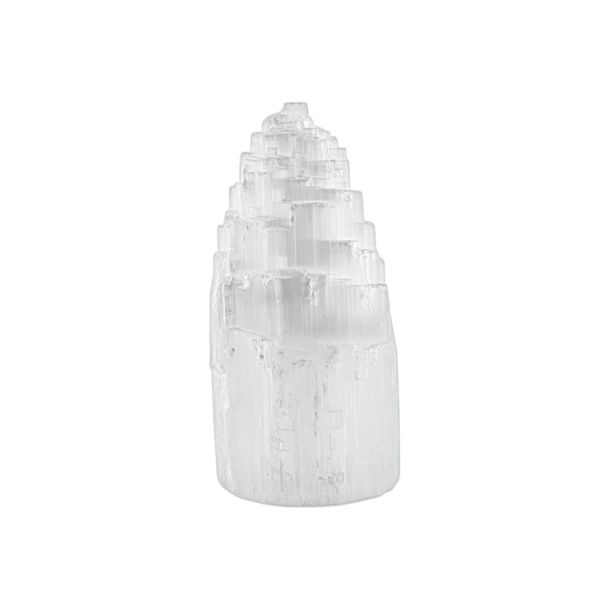 Beleuchteter Selenit "Eisberg" 16-20 cm ohne Sockel