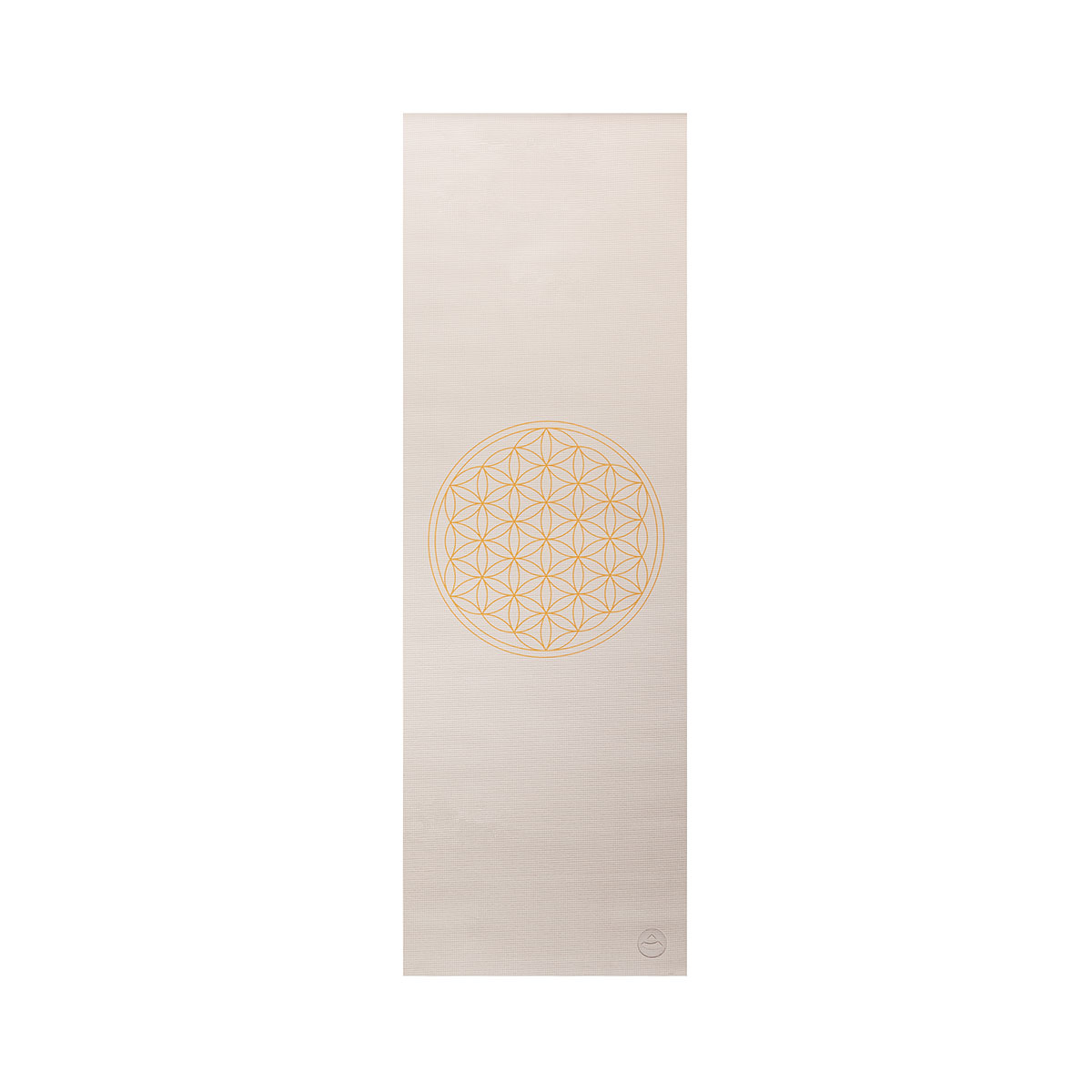 Yogamatte Blume des Lebens, silber