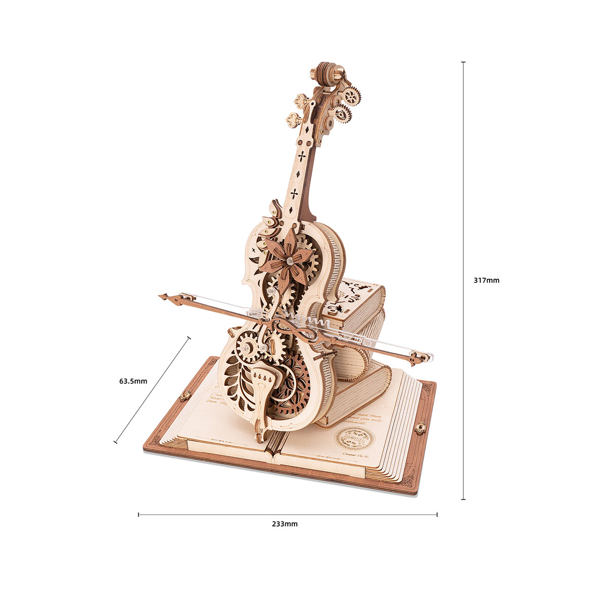 3D Holzpuzzle - Magic Cello