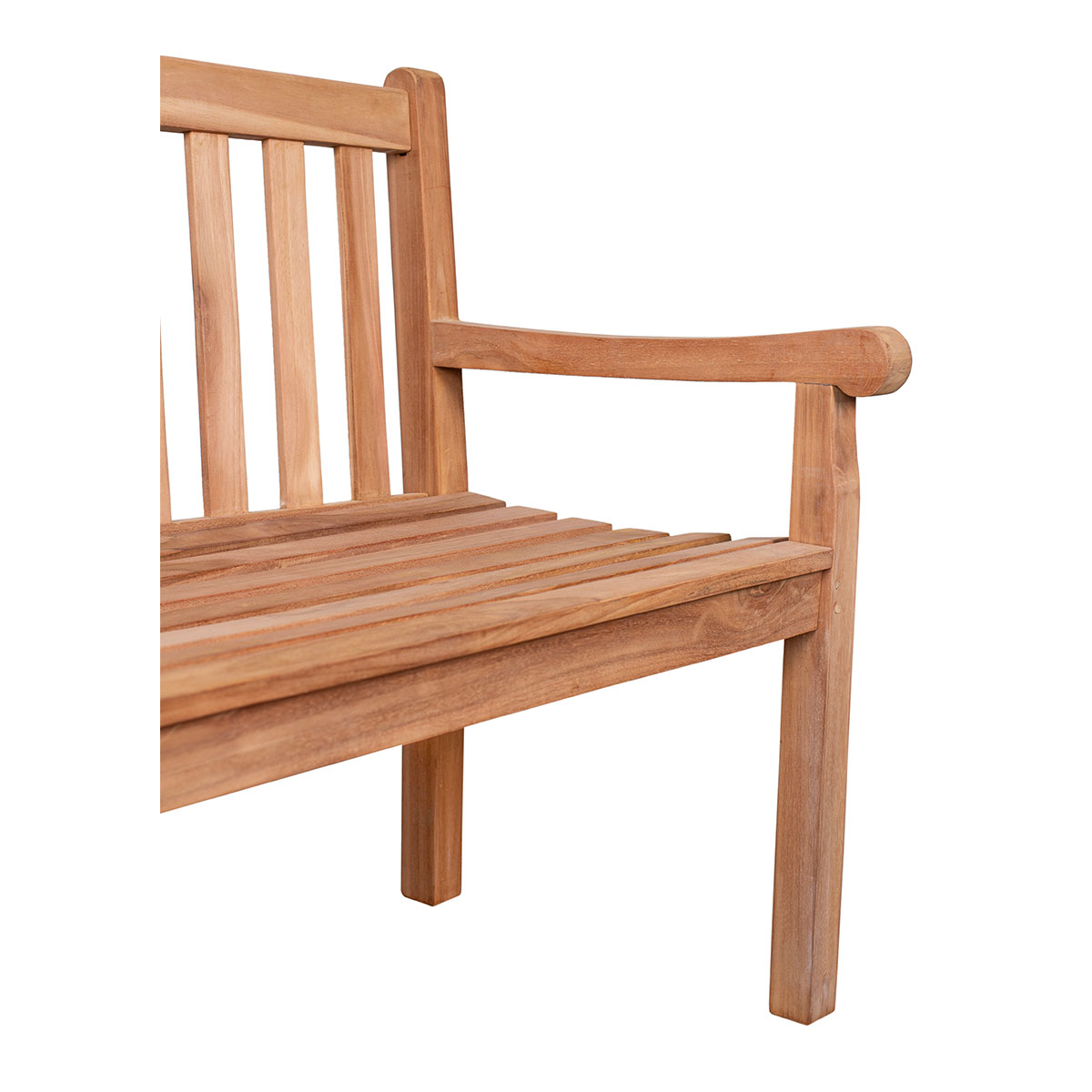 Teak-Gartenbank Kleeblatt