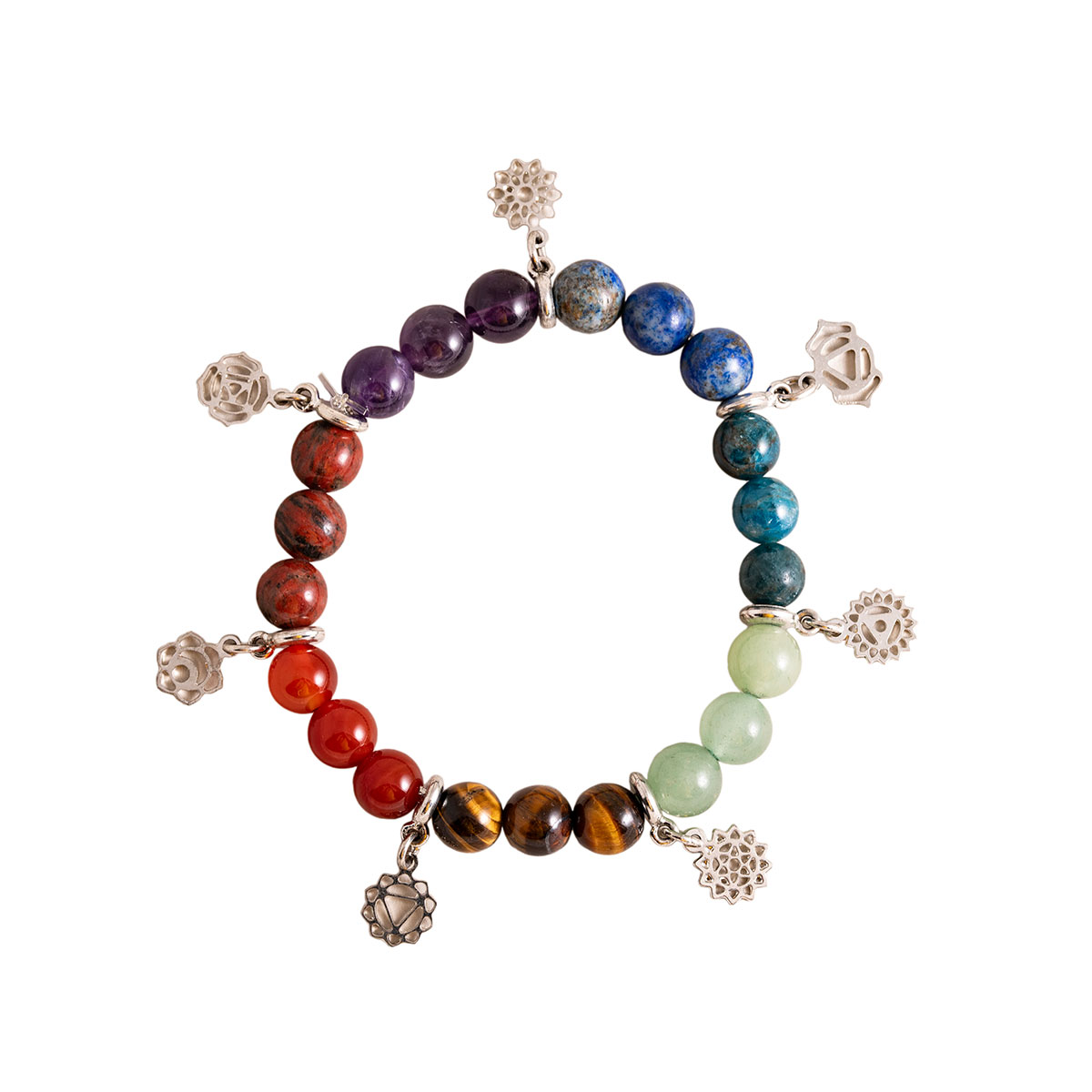 Armband mit Chakra Steinen
