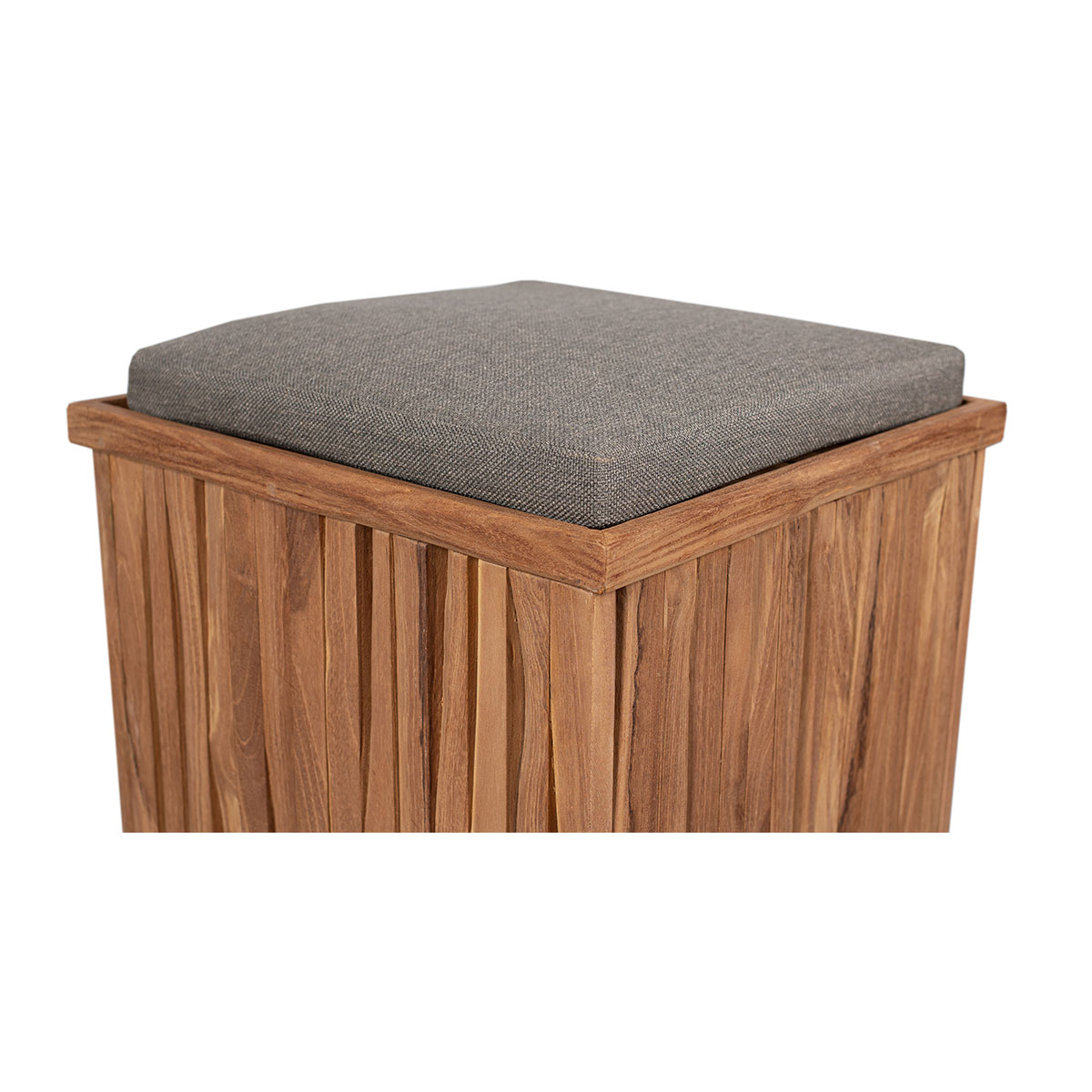 Teak-Box / -Hocker, inkl. Kissenauflage Teak-Box / -Hocker, inkl. Kissenauflage