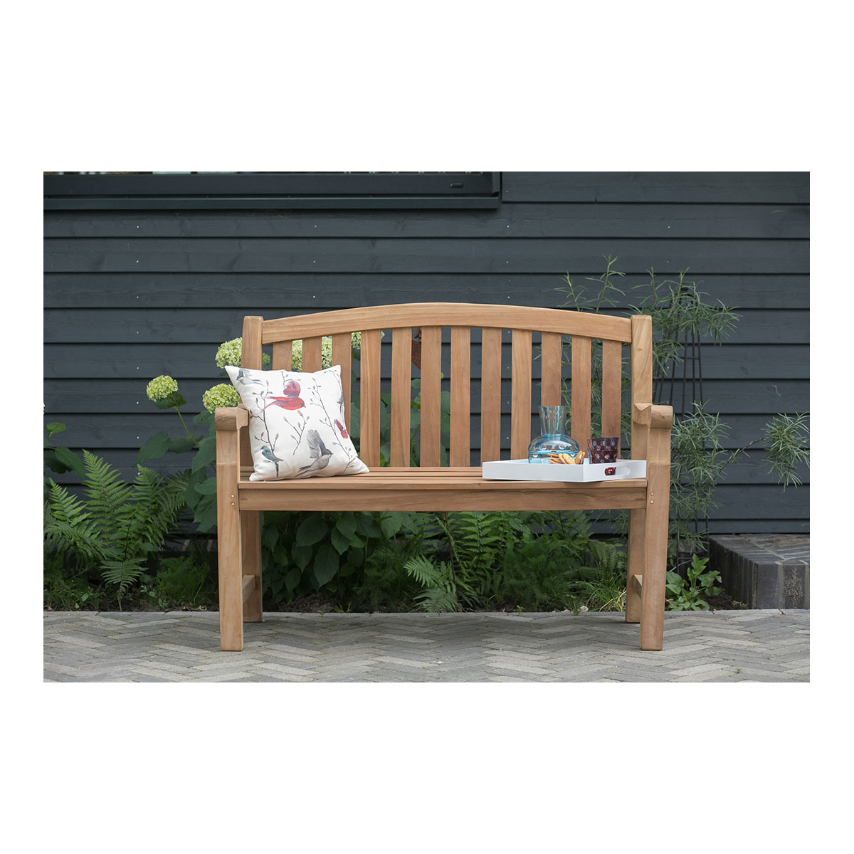 Teak-Gartenbank