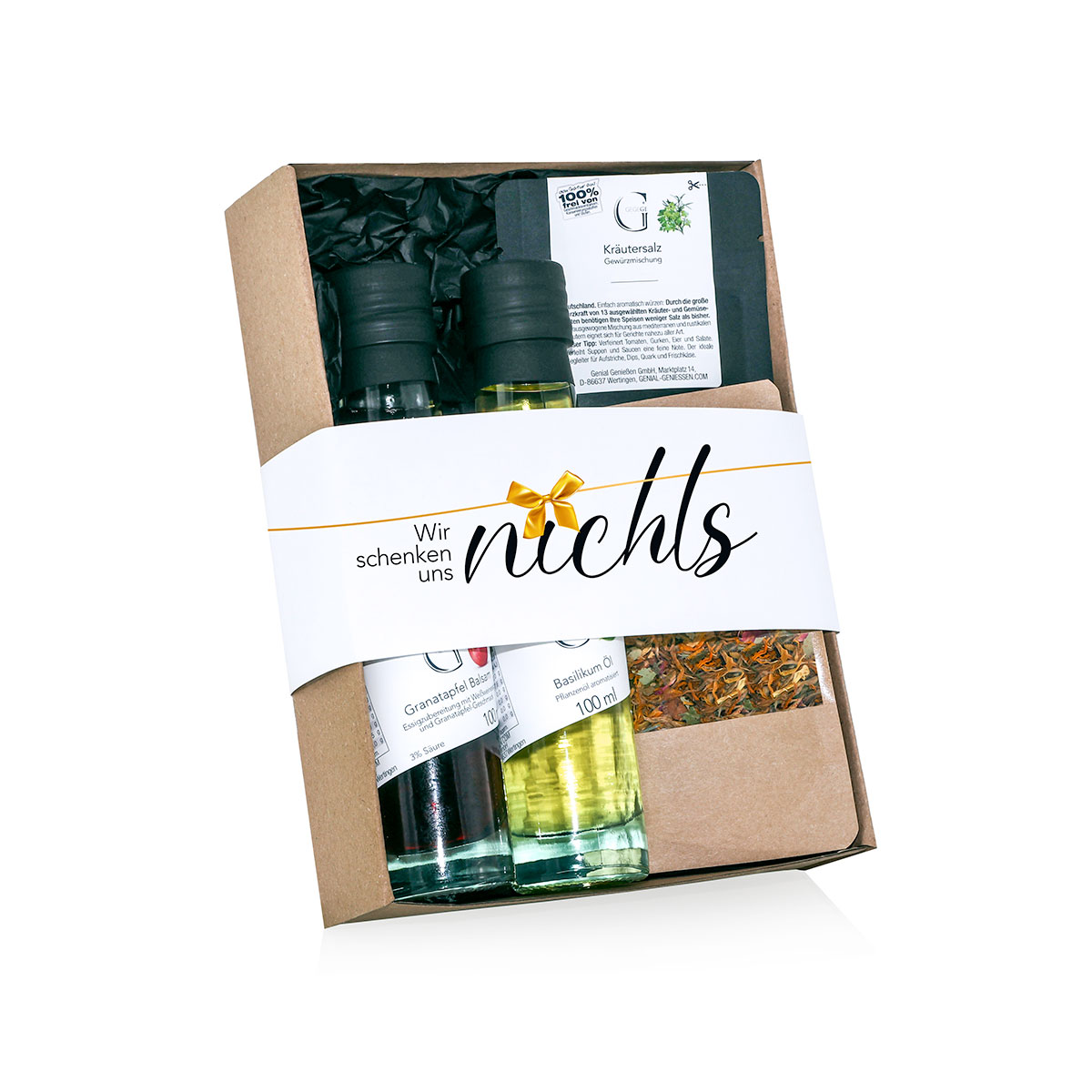 Geschenk-Set Wir schenken uns nichts (weihnachtlich)